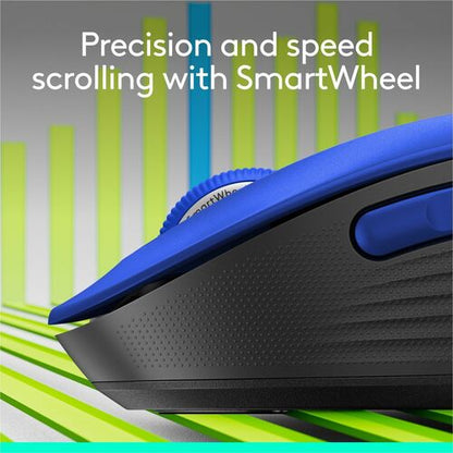 Logitech Signature M650 L (Blue) - Optical - Wireless