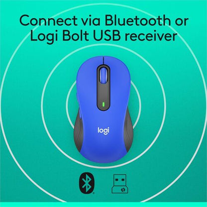 Logitech Signature M650 L (Blue) - Optical - Wireless