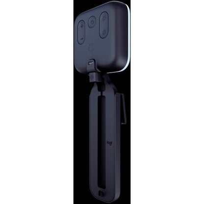 Luz de transmisión premium Logitech Litra Glow con TrueSoft: soporte para monitor y trípode