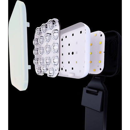 Luz de transmisión premium Logitech Litra Glow con TrueSoft: soporte para monitor y trípode