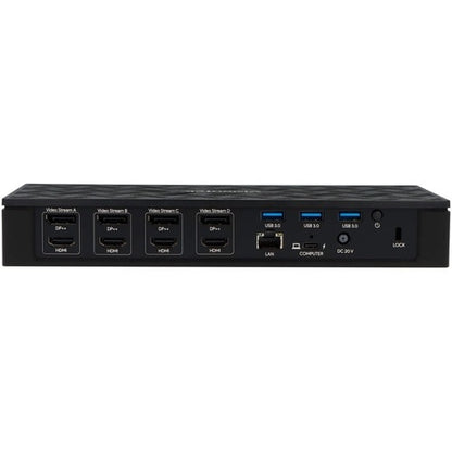 Station d'accueil VisionTek VT8000 Quad Display 4k USB 3.0 et USB-C avec