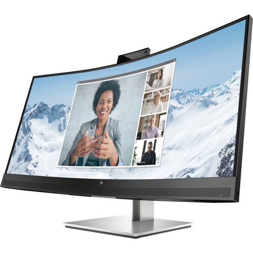 Cámara web HP E34m G4 de 34" con pantalla LCD curva WQHD - 21:9 - Negro
