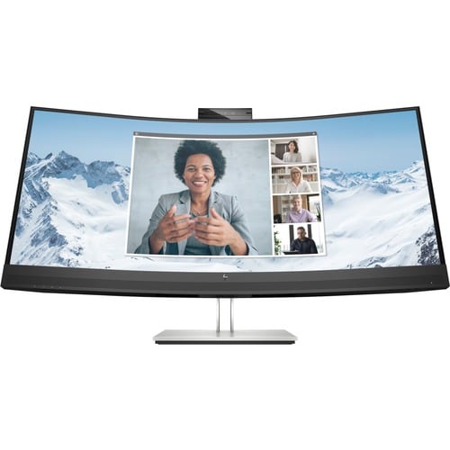 Cámara web HP E34m G4 de 34" con pantalla LCD curva WQHD - 21:9 - Negro