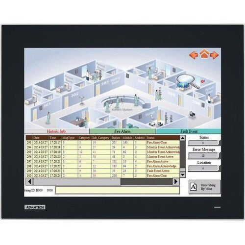 MONITEUR IND SXGA 19 PO AVEC TS RÉSISTIVE 24 V CC
