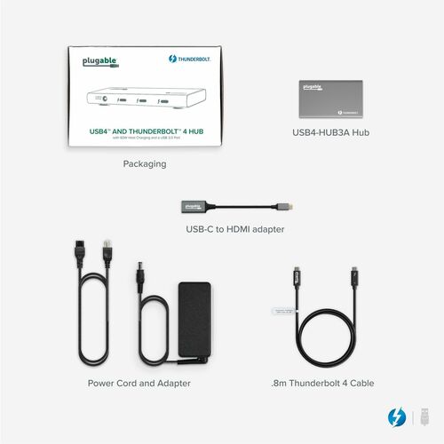 Hub USB4 enfichable, 5 pouces