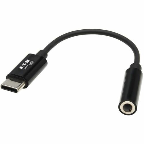 Adaptador USB-C a conector para auriculares de 3,5 mm de Tripp Lite by Eaton - Miniconector para teléfono/auricular de 7,9" (201,17 mm)