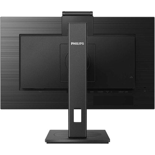 Philips 242B1H 24\" Class Webcam Full HD LCD Monitor - 16:9 - Textured Black