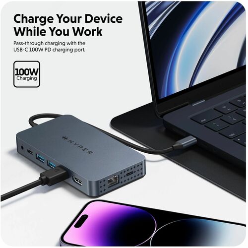 Hyper HyperDrive Dual 4K HDMI 10 en 1 USB