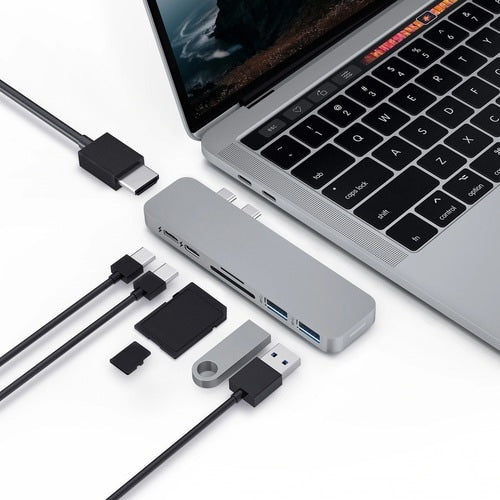 Concentrador USB-C 7 en 2 Hyperdrive Duo para MacBook Pro/Air
