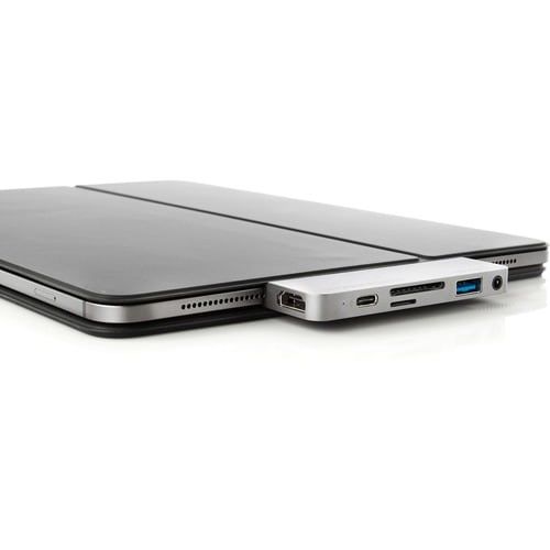 Concentrador USB-C 6 en 1 Hyperdrive para iPad Pro/Air Mini 6