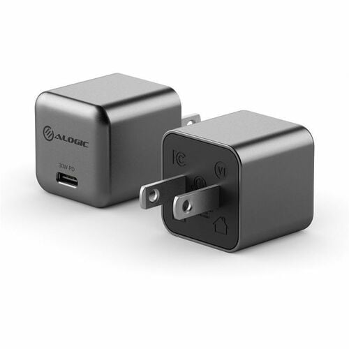 Cargador miniatura de GaN USB-C de potencia rápida Alogic de 30 W - 30 W - 120 V CA