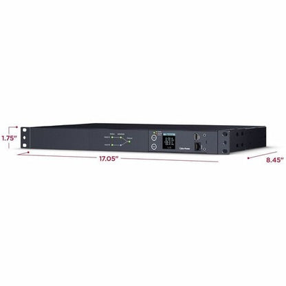 PDU CyberPower PDU24001 ATS avec compteur, 10 prises - Compteur