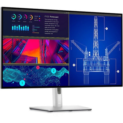 Monitor LCD Dell UltraSharp U2723QE de 27", 4K UHD, relación de aspecto 16:9, negro y plateado