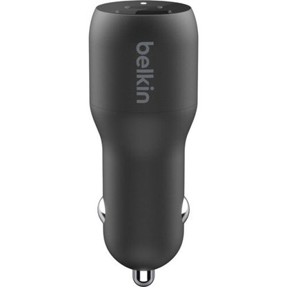 Belkin BoostCharge Dual Car Charger with PPS 37W + USB-C Cable with Lightning Connector