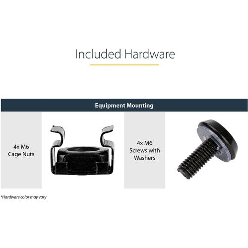 Étagère pour rack de serveur 1U StarTech.com - Étagère fixe en porte-à-faux de 50,8 cm de profondeur
