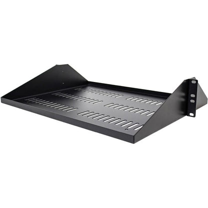StarTech.com 2U Vented Server Rack Shelf - Center Mount Fixed 14" Deep
