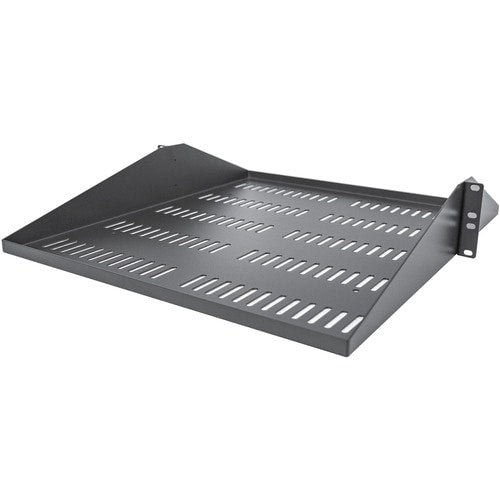 StarTech.com 2U Vented Server Rack Shelf - Center Mount Fixed 20" Deep