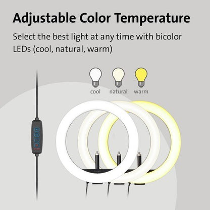 Anillo de luz bicolor Kensington L1000 con soporte para cámara web - Soporte