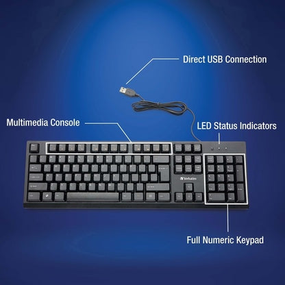 CLAVIER FILAIRE VERBATIM MULTI 6
