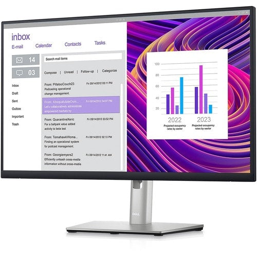 Monitor LCD Dell P2423D de 24" QHD - 16:9 - Negro, Plateado