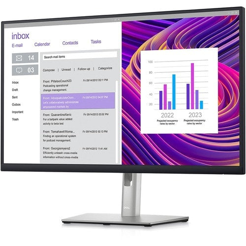 Monitor LCD Dell P2723DE de 27" QHD - 16:9 - Negro, Plateado