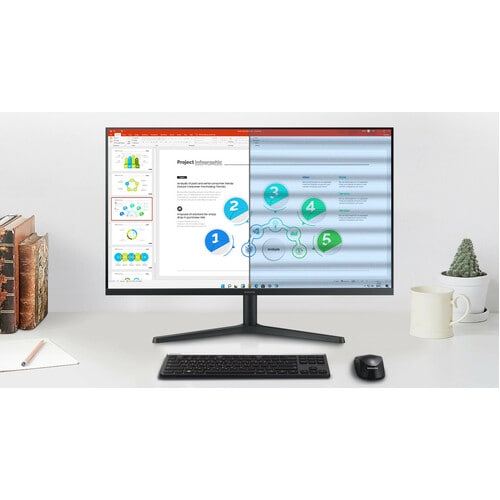 Samsung Essential S32B304NWN 32\" Class Full HD LCD Monitor - 16:9 - 32\" Viewable