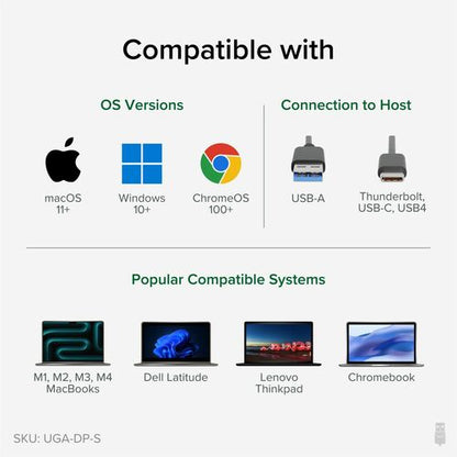 DisplayPort/USB conectable