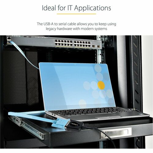 Câble USB vers série StarTech.com de 1 m avec rétention du port COM