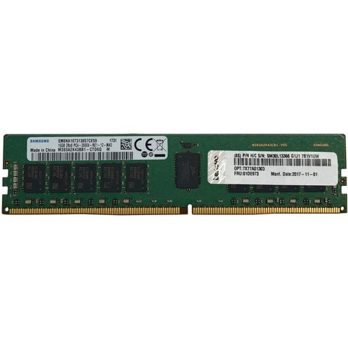 Lenovo 8GB TruDDR4 Memory Module - For Server, Rack Server - 8 GB - DD