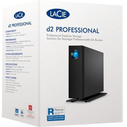 Disque dur externe LACIE D2 PROFESSIONAL MULTI 3 20 To USB 3.1 TYPE C 3.5E