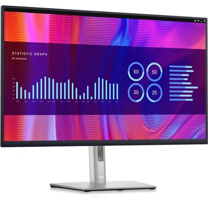 Monitor LCD Dell P3223DE de 32" QHD - 16:9 - Negro, Plateado