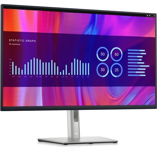 Monitor LCD Dell P3223DE de 32" QHD - 16:9 - Negro, Plateado