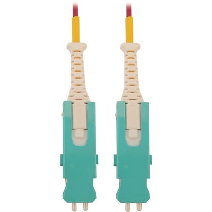 Tripp Lite by Eaton N823S-03M-MG 400G Multimode 50/125 OM4 Fiber Cable, Magenta,