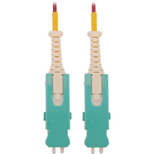 Tripp Lite by Eaton N823S-03M-MG 400G Multimode 50/125 OM4 Fiber Cable, Magenta,
