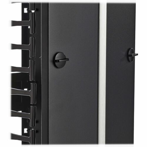 Panel de conexión Cat6a de 24 puertos, blindado, con alimentación pasante, para montaje en rack RJ45 1U, de Tripp Lite - 24 puertos