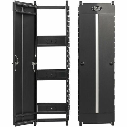 Organiseur de câbles Tripp Lite by Eaton SRCABLEVRT12HD - Passe-câbles - Noir