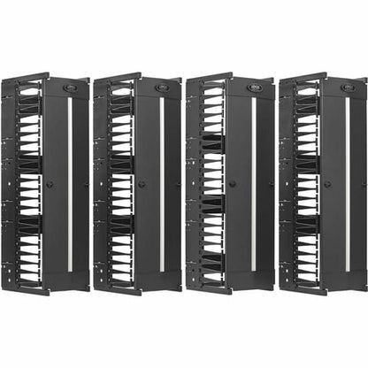 Organizador de cables SRCABLEVRT12HD2 de Tripp Lite by Eaton - Conducto para dedos - Negro
