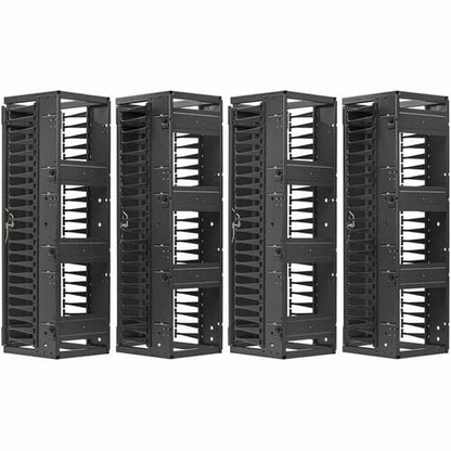 Organizador de cables SRCABLEVRT12HD2 de Tripp Lite by Eaton - Conducto para dedos - Negro