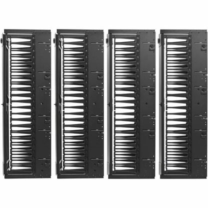 Organizador de cables SRCABLEVRT12HD2 de Tripp Lite by Eaton - Conducto para dedos - Negro