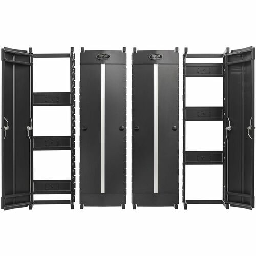 Organizador de cables SRCABLEVRT12HD2 de Tripp Lite by Eaton - Conducto para dedos - Negro
