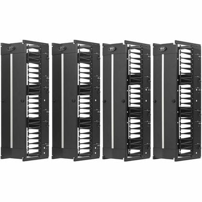 Organizador de cables SRCABLEVRT12HD2 de Tripp Lite by Eaton - Conducto para dedos - Negro