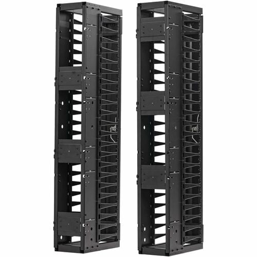 Tripp Lite by Eaton SRCABLEVRT6HD Cable Organizer - Finger Duct - Black