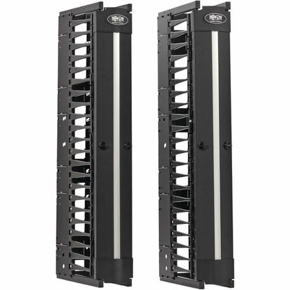 Tripp Lite by Eaton SRCABLEVRT6HD Cable Organizer - Finger Duct - Black