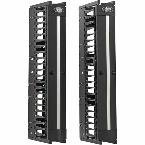 Organizador de cables SRCABLEVRT6HD de Tripp Lite by Eaton - Conducto para dedos - Negro