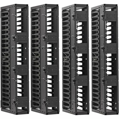 Organiseur de câbles Tripp Lite by Eaton SRCABLEVRT6HD2 - Passe-câbles - Noir