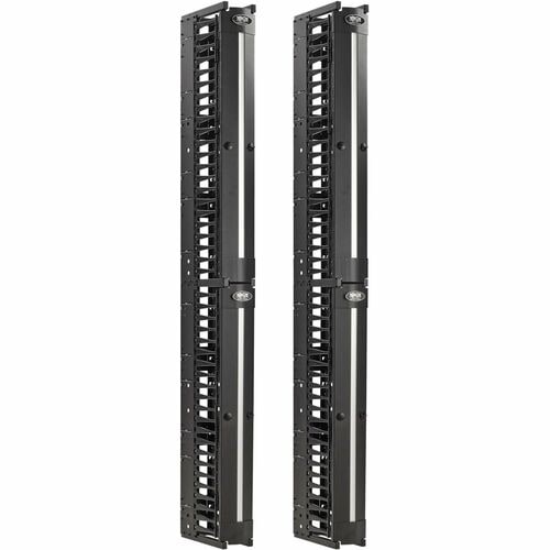 Organiseur de câbles Tripp Lite by Eaton SRCABLEVRT6HD2 - Passe-câbles - Noir