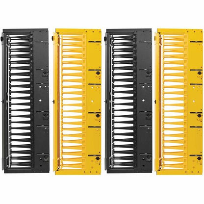 Organizador de cables SRCABLEVRT6HD2F de Tripp Lite by Eaton - Conducto para dedos - Negro, amarillo