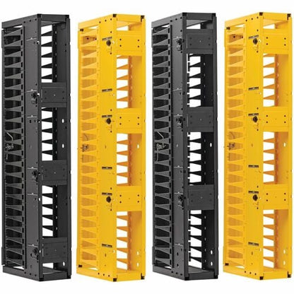 Organizador de cables SRCABLEVRT6HD2F de Tripp Lite by Eaton - Conducto para dedos - Negro, amarillo