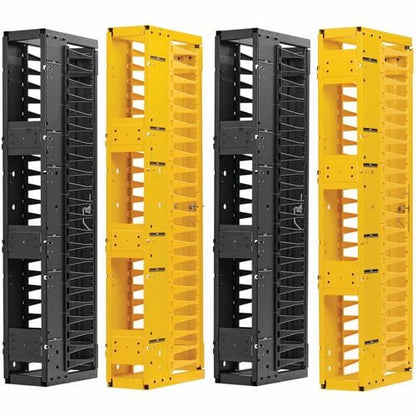 Organizador de cables SRCABLEVRT6HD2F de Tripp Lite by Eaton - Conducto para dedos - Negro, amarillo