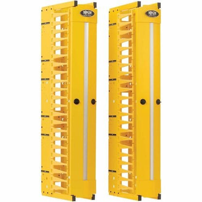 Tripp Lite by Eaton SRCABLEVRT6HDFC Cable Organizer - Finger Duct - Yellow